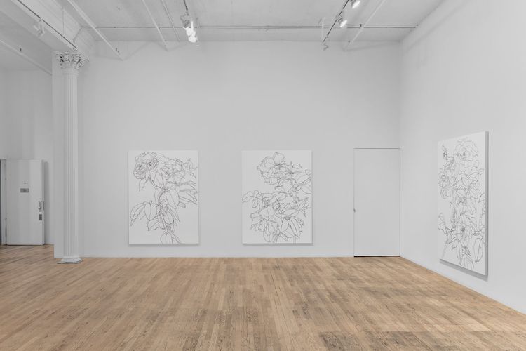 Installation view, Drawings and Paintings, Bortolami, 39 Walker · 2026 (2)