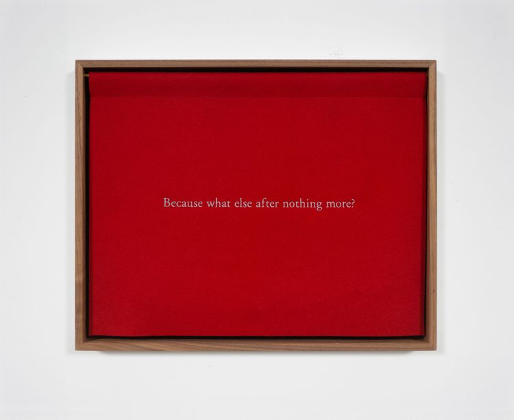 Installation view, Behind the curtain, Perrotin