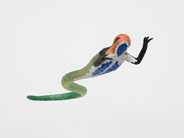Installation view, Roberto Benavidez: BOSCH BEASTS, Perrotin