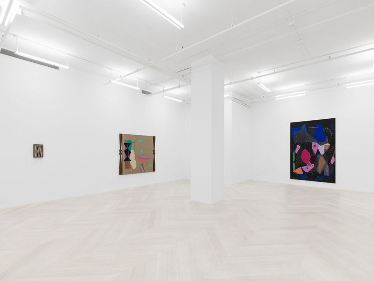 Installation view, A Light Left On In the Hallway, Casey Kaplan · 2026 (4)