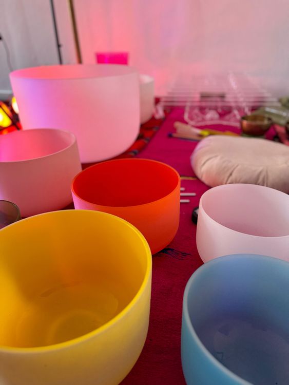 Installation view, Ivy Meadows Sound & Light Healing, Essex Flowers · 2025 (3)