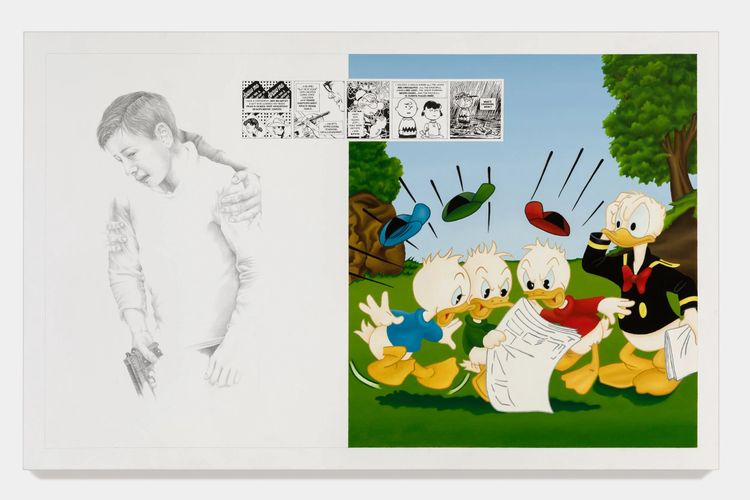 Installation view, Who’s Laughing Now?, Moskowitz Bayse · 2025 (8)