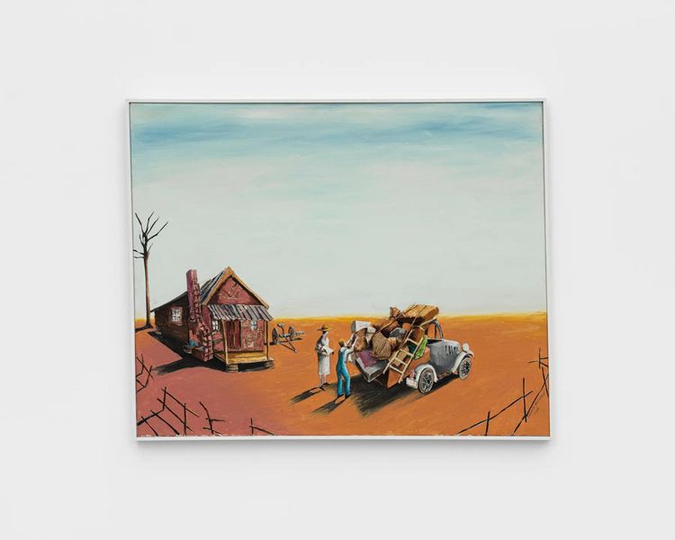 Installation view, Migrants, Michael Rosenfeld Gallery