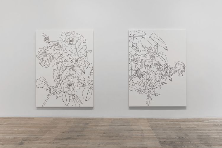 Installation view, Drawings and Paintings, Bortolami, 39 Walker · 2026 (4)