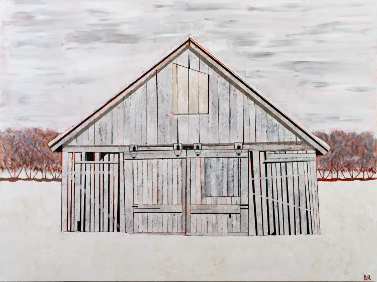 Installation view, I Am A Barn, Artifact Projects