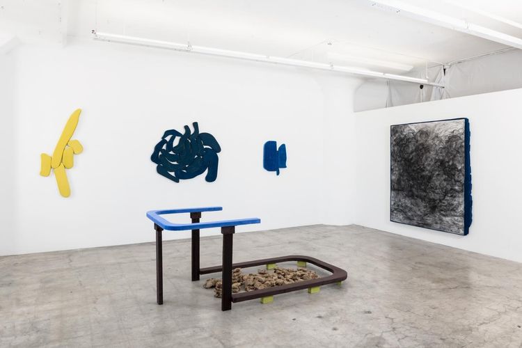 Installation view, Untangled: A Journey Through Layers, Tiger Strikes Asteroid · 2025 (2)