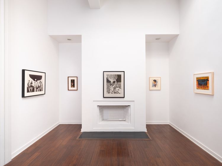 Installation view, The Work is Never Finished: Prints, Drawings, and Paintings, Louis Stern Fine Arts · 2026 (3)