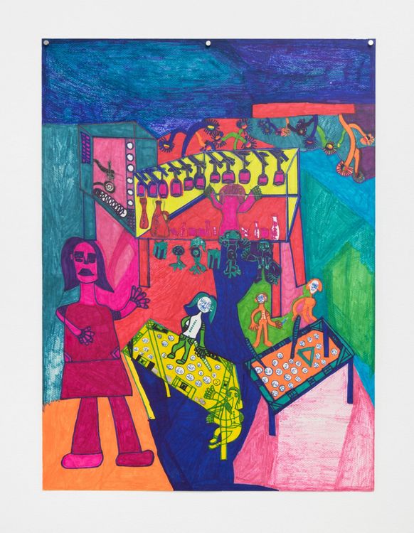 Installation view, Oswald Saenz, White Columns