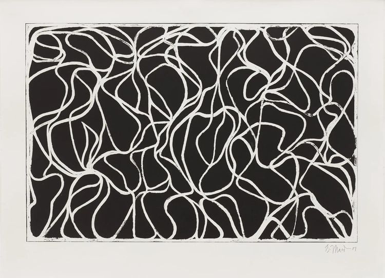 Installation view, Brice Marden: From Line to Plane, Susan Sheehan Gallery · 2026 (5)