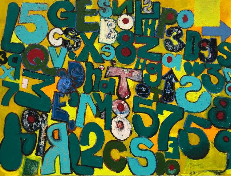 Installation view, Numbers Racket, Not There · 2025 (3)