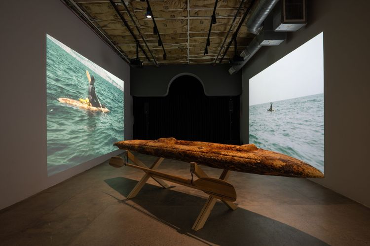 Installation view, Mushroom Boat, Fulcrum Arts · 2025 (5)
