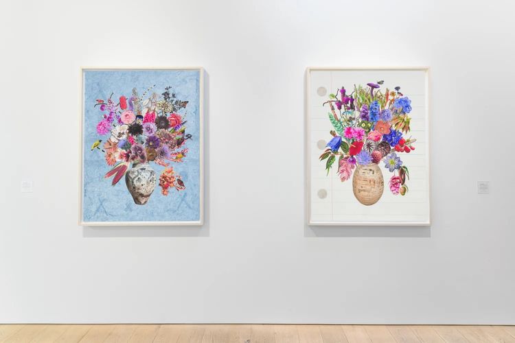 Installation view, Chocolate Cosmos, String of Pearls, Berggruen Gallery · 2025 (15)