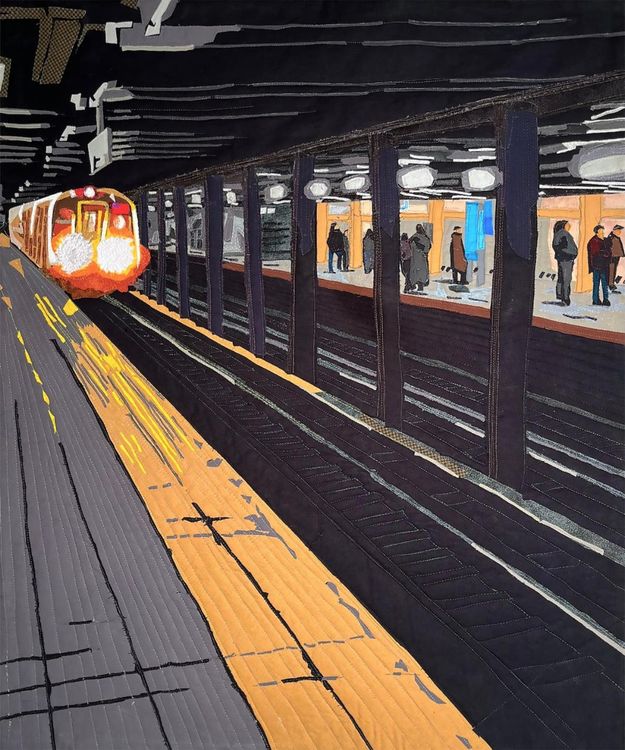 Installation view, Heartbeat of the City: Multi-Sensory Fiber Art Exhibition, Ceres