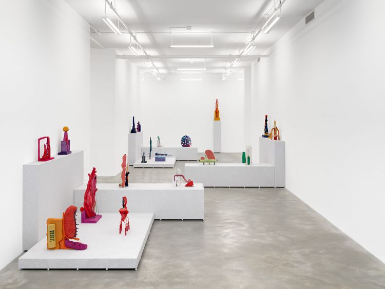 Installation view, Cold Meat, Cake, and a Variety of All the Finest Fruits in Season, Casey Kaplan