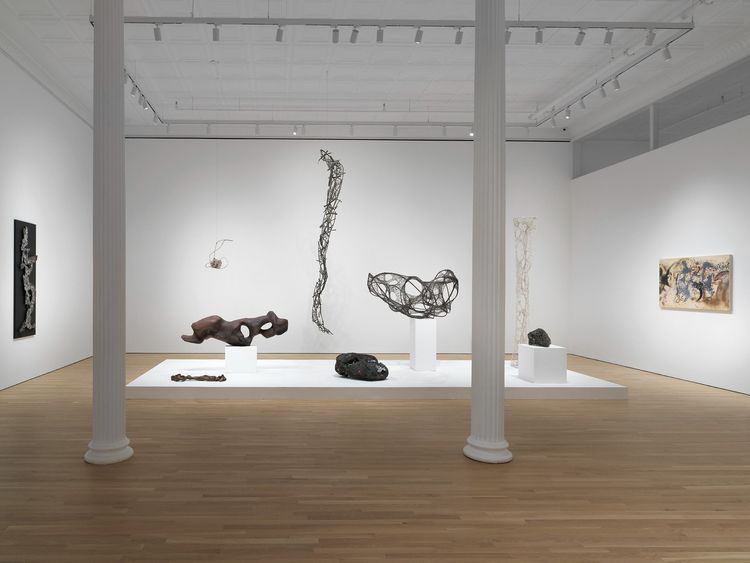Installation view, Claire Falkenstein San Francisco, Paris, Rome, Ortuzar