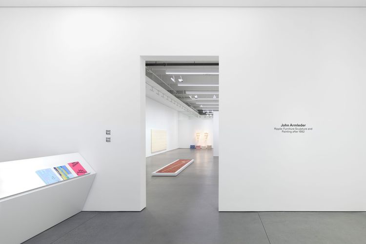 Installation view, Ripple: Furniture Sculpture and Painting after 1982, David Kordansky Gallery, Chelsea · 2026 (20)