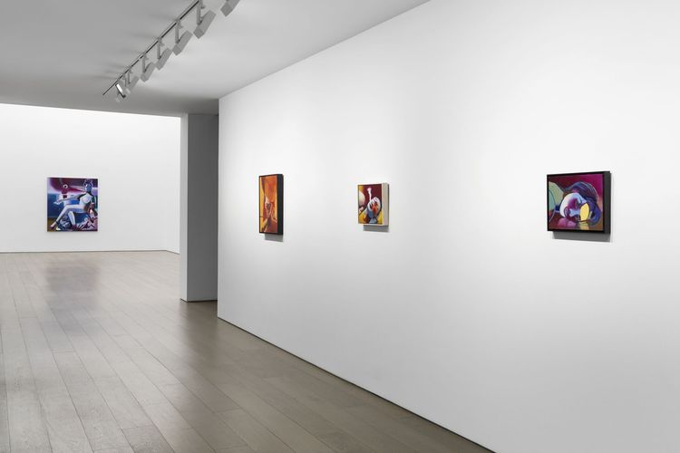 Installation view, Katherina Olschbaur: I Spend All Day Waiting for the Night, Perrotin · 2025 (5)