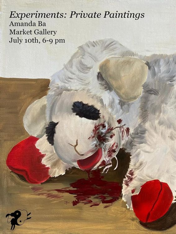 Installation view, Experiments: Private Paintings, Market Gallery