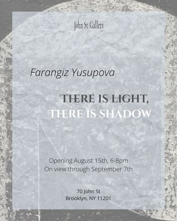 Installation view, There is Light, There is Shadow, Stump Gallery
