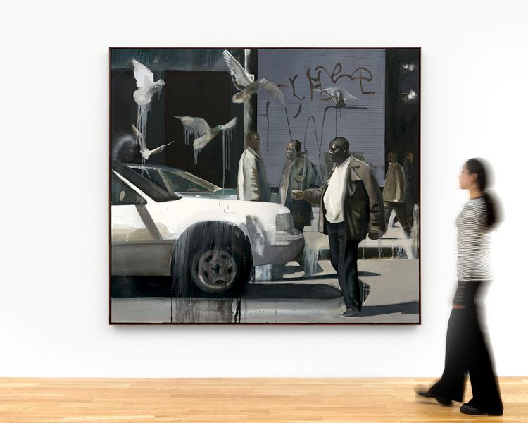 Installation view, Crossing, Nicodim