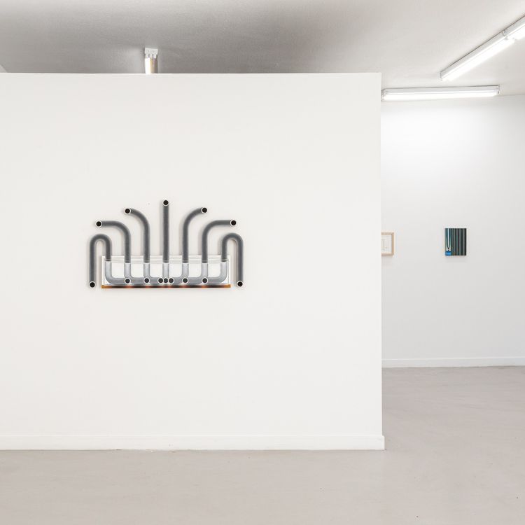 Installation view, Laying Pipe, Stowaway · 2025 (3)