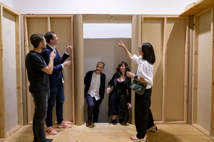 Installation view, PAPER LOG HOUSE FOR LOS ANGELES, SCI-Arc Gallery · 2025 (4)
