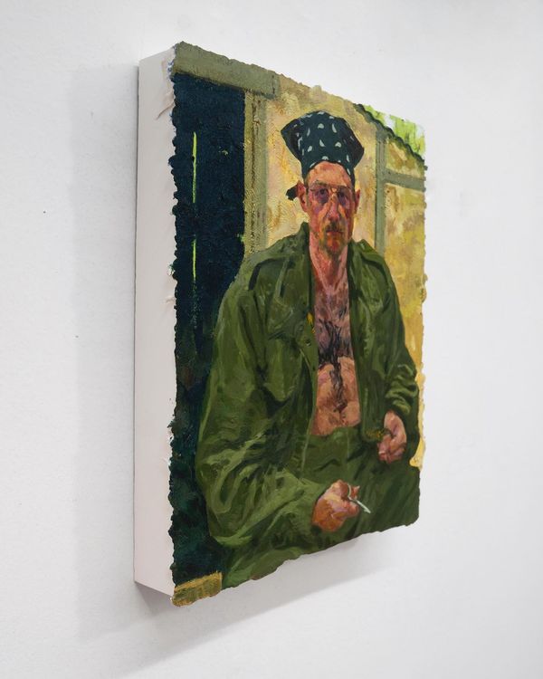 Installation view, Hitchhike from Saginaw, Auxier Kline · 2025 (1)