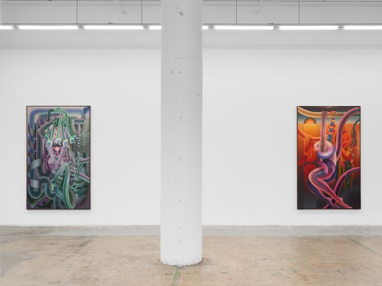 Installation view, Night Tide, Nicodim, Los Angeles