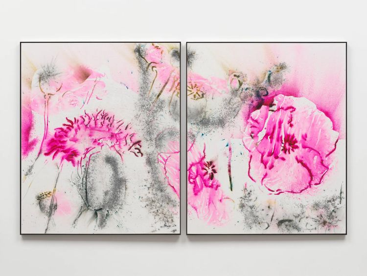 Installation view, Gunpowder and Abstraction: 2015-2025, White Cube Bermondsey