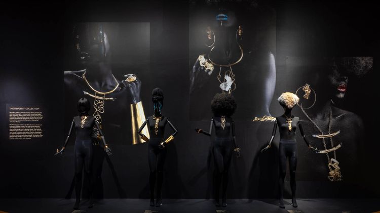 Installation view, Jewelry of the Afrofuture, Museum of Arts and Design · 2025 (1)