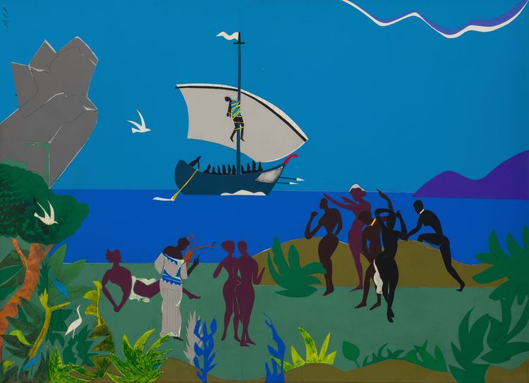 Installation view, Figure in Collage, DC Moore Gallery