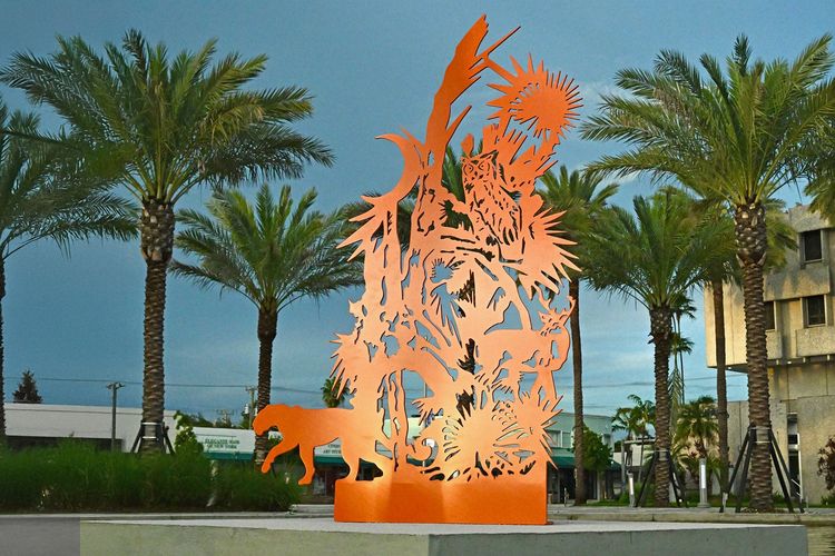 Installation view, Gateway (between the sun and moon), Museum of Contemporary Art North Miami · 2025 (2)