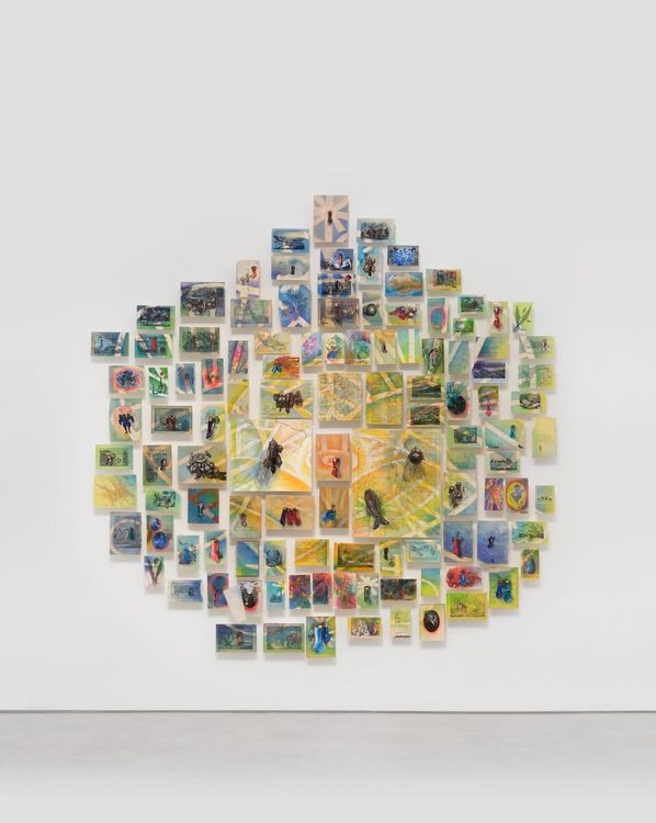 Installation view, Feet squelching on wet grass, nourished by uncertainty, Hauser & Wirth