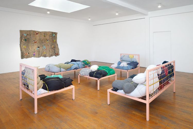 Installation view, Eddie Rodolfo Aparicio: Cortado, Commonwealth and Council · 2025 (3)