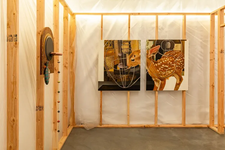 Installation view, If Wishes Were Horses, Beggars Would Ride, Anat Ebgi · 2025 (6)