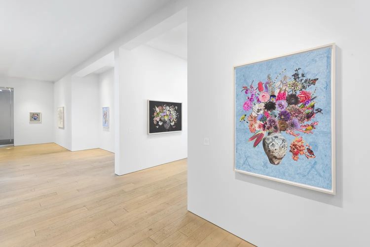 Installation view, Chocolate Cosmos, String of Pearls, Berggruen Gallery · 2025 (9)