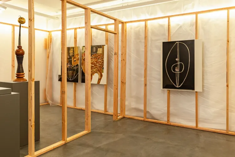 Installation view, If Wishes Were Horses, Beggars Would Ride, Anat Ebgi · 2025 (2)