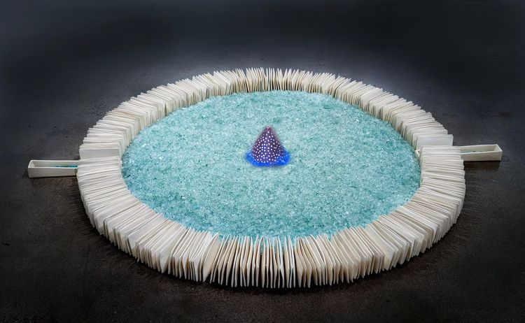 Installation view, Temporal Being: Nature vs. Human, Shatto Gallery