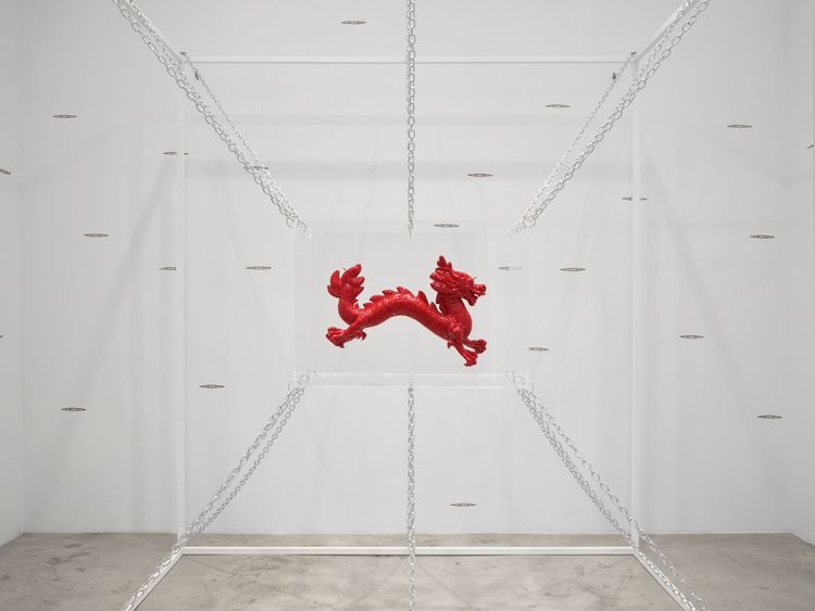 Installation view, When the Sky Merges with the Earth, Bortolami, 39 Walker