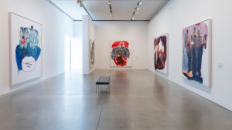 Installation view, Zvibereko zvemweya wangu, David Zwirner · 2025 (3)