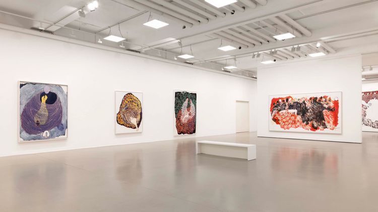 Installation view, Zvibereko zvemweya wangu, David Zwirner · 2025 (4)