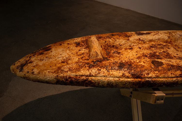 Installation view, Mushroom Boat, Fulcrum Arts · 2025 (2)