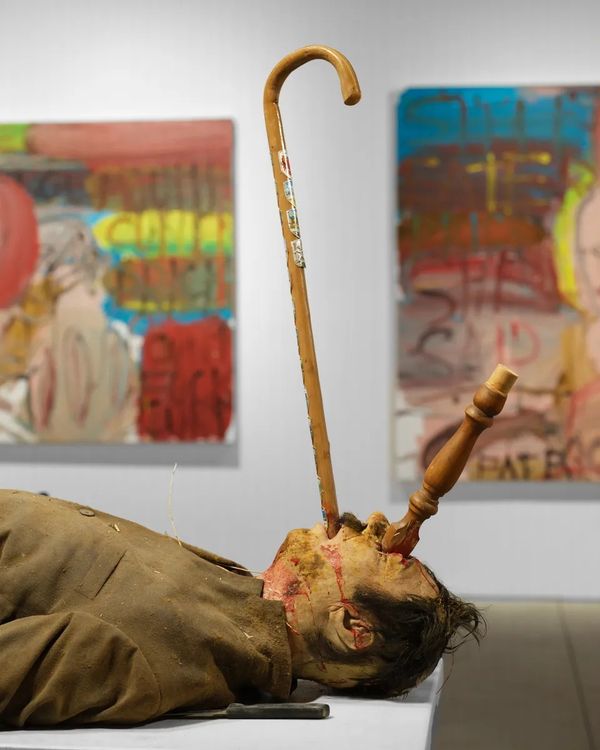 Installation view, CSSC, Coach Stage Stage Coach, A&E, Adolf/Adam & Eva/Eve, Samples, The Journal Gallery · 2026 (5)