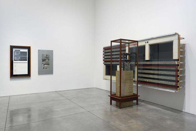 Installation view, Reinhard Mucha, Luhring Augustine, Chelsea · 2025 (2)