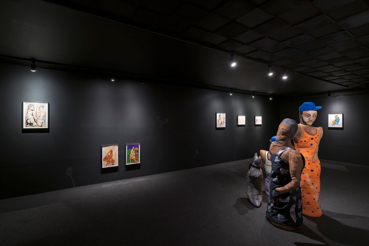 Installation view, Gentle Tug on Thigh, Company · 2025 (1)