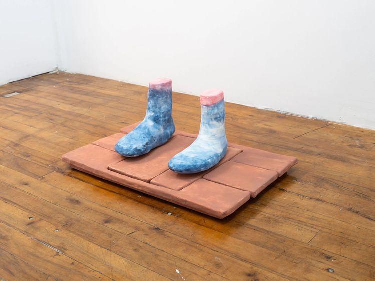 Installation view, Plural Is a Kite that Goes Left or Right , Ulterior Gallery · 2026 (4)