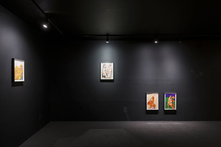 Installation view, Gentle Tug on Thigh, Company · 2025 (2)