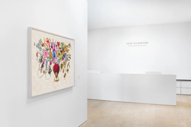 Installation view, Chocolate Cosmos, String of Pearls, Berggruen Gallery · 2025 (5)