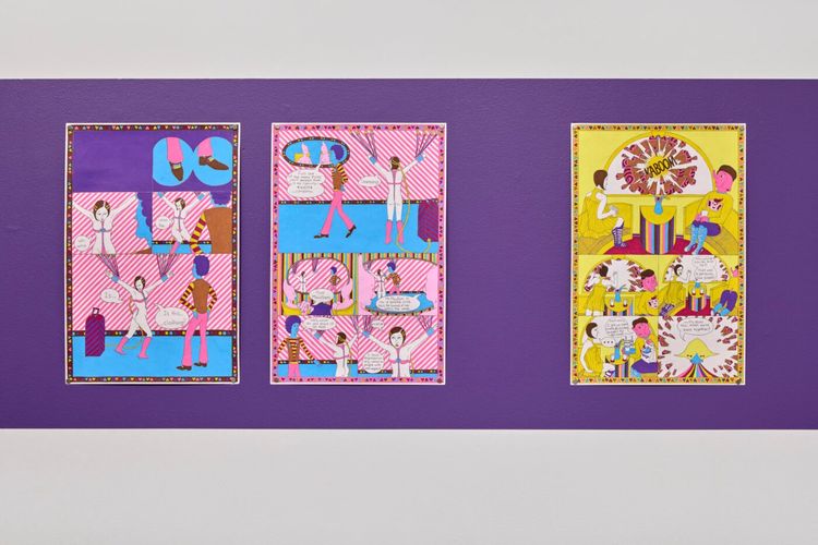 Installation view, Bobbie Cadet in the Court of the Ladybugs, White Columns · 2026 (2)
