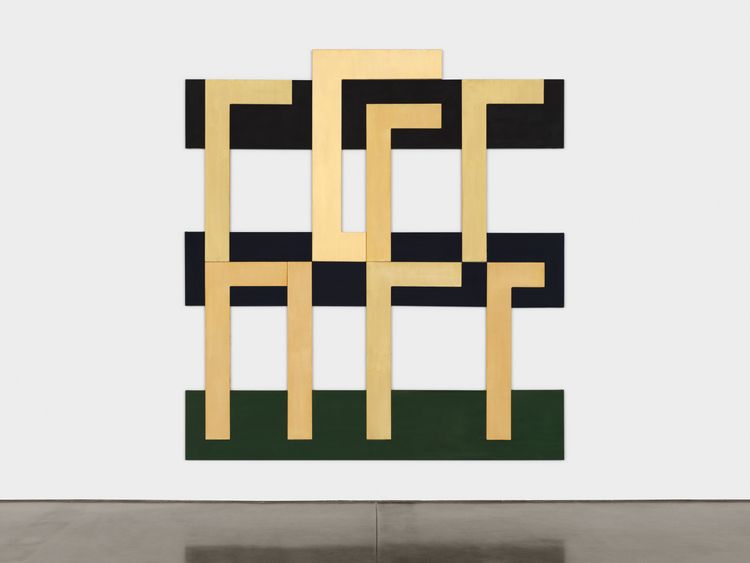 Installation view, David Novros, Paula Cooper, 534 W 21st Street